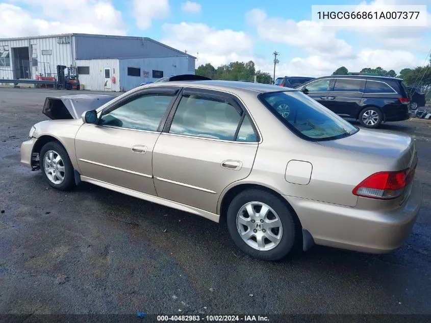 1HGCG66861A007377 2001 Honda Accord 2.3 Ex