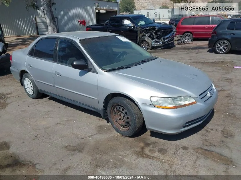 2001 Honda Accord Value Package VIN: 1HGCF86651A050556 Lot: 40496585