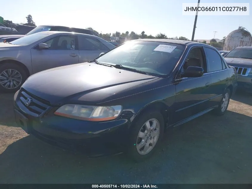 2001 Honda Accord 2.3 Ex VIN: JHMCG66011C0277H8 Lot: 40505714