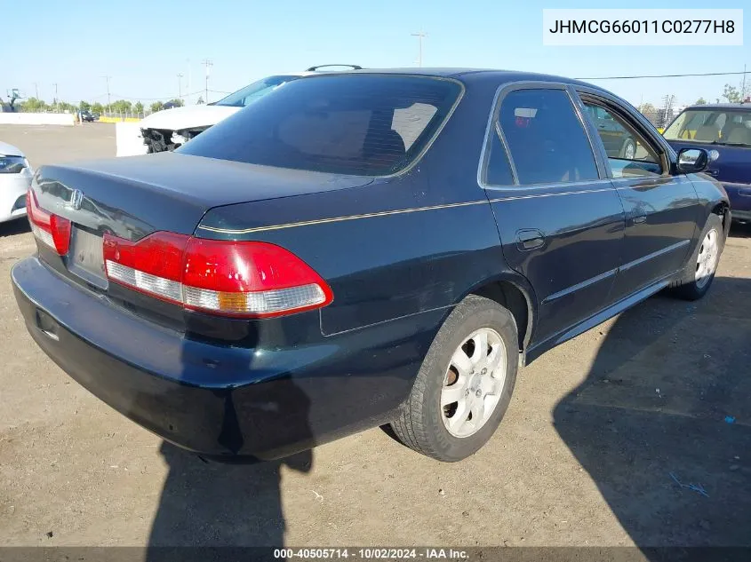 2001 Honda Accord 2.3 Ex VIN: JHMCG66011C0277H8 Lot: 40505714