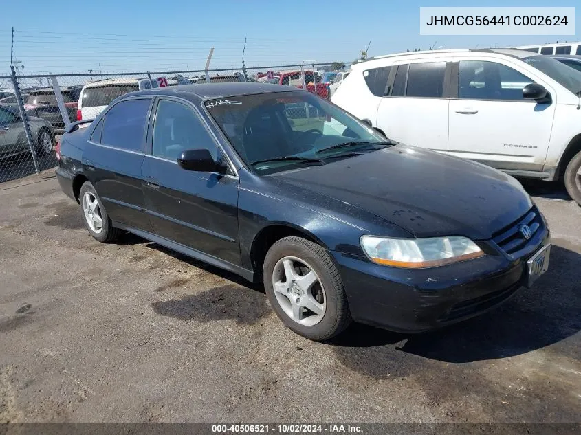 2001 Honda Accord 2.3 Lx VIN: JHMCG56441C002624 Lot: 40506521