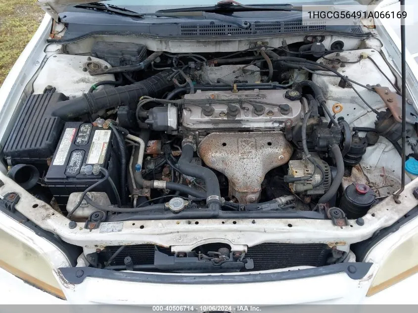 1HGCG56491A066169 2001 Honda Accord Lx