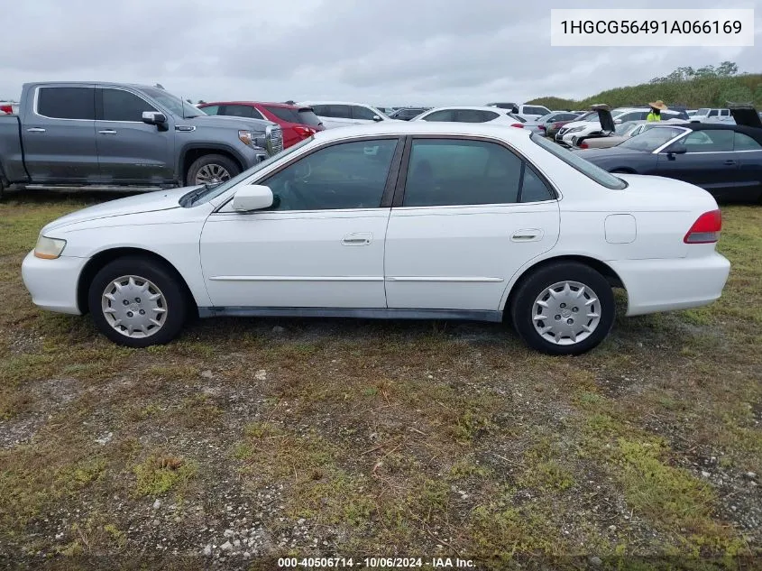 2001 Honda Accord Lx VIN: 1HGCG56491A066169 Lot: 40506714