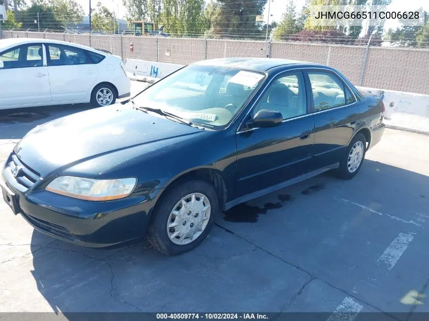 JHMCG66511C006628 2001 Honda Accord 2.3 Lx