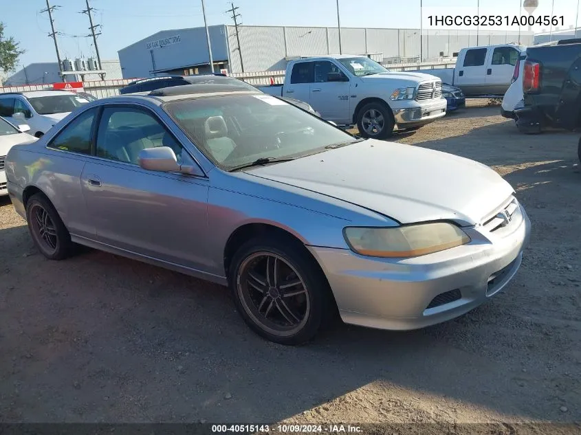 1HGCG32531A004561 2001 Honda Accord 2.3 Ex