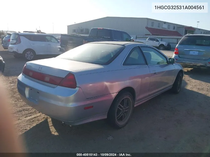 2001 Honda Accord 2.3 Ex VIN: 1HGCG32531A004561 Lot: 40515143