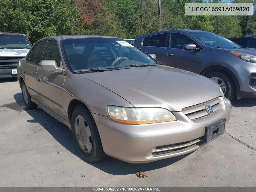 2001 Honda Accord 3.0 Ex VIN: 1HGCG16591A069820 Lot: 40536282