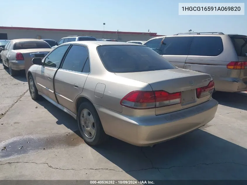 2001 Honda Accord 3.0 Ex VIN: 1HGCG16591A069820 Lot: 40536282