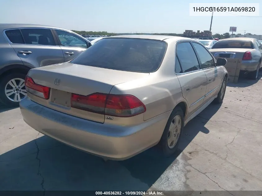 2001 Honda Accord 3.0 Ex VIN: 1HGCG16591A069820 Lot: 40536282