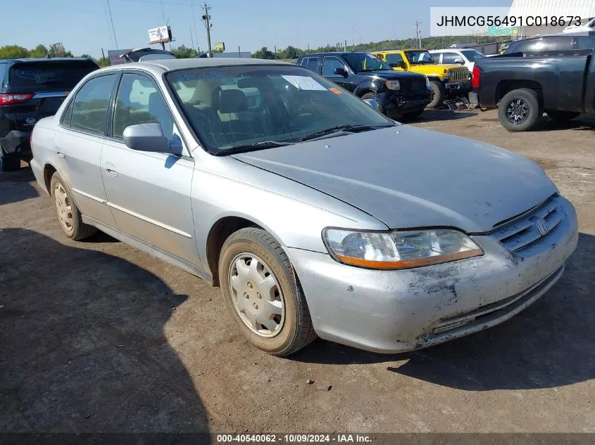 2001 Honda Accord 2.3 Lx VIN: JHMCG56491C018673 Lot: 40540062