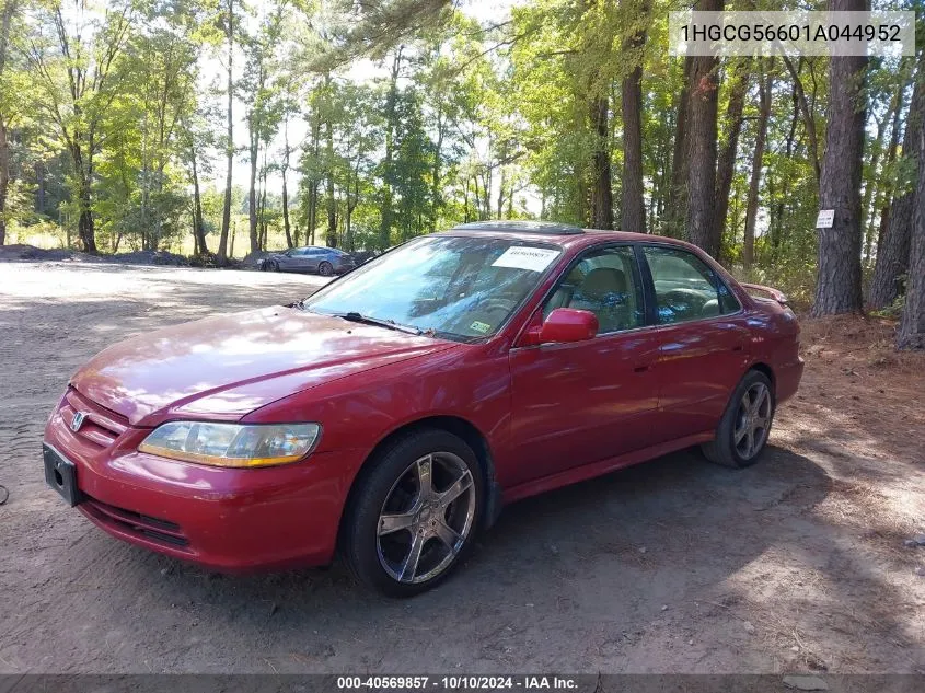 2001 Honda Accord 2.3 Ex VIN: 1HGCG56601A044952 Lot: 40569857