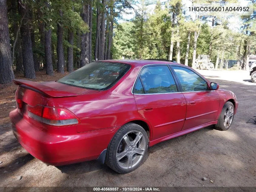 2001 Honda Accord 2.3 Ex VIN: 1HGCG56601A044952 Lot: 40569857