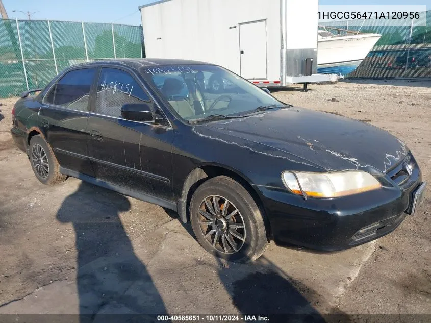 2001 Honda Accord Lx VIN: 1HGCG56471A120956 Lot: 40585651