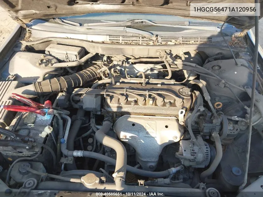 1HGCG56471A120956 2001 Honda Accord Lx