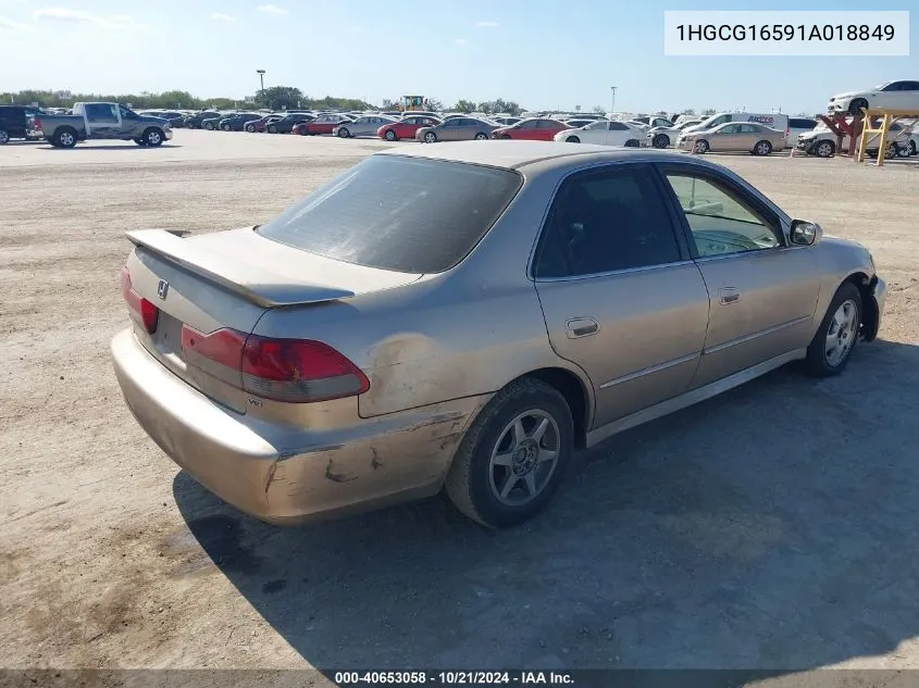 1HGCG16591A018849 2001 Honda Accord 3.0 Ex