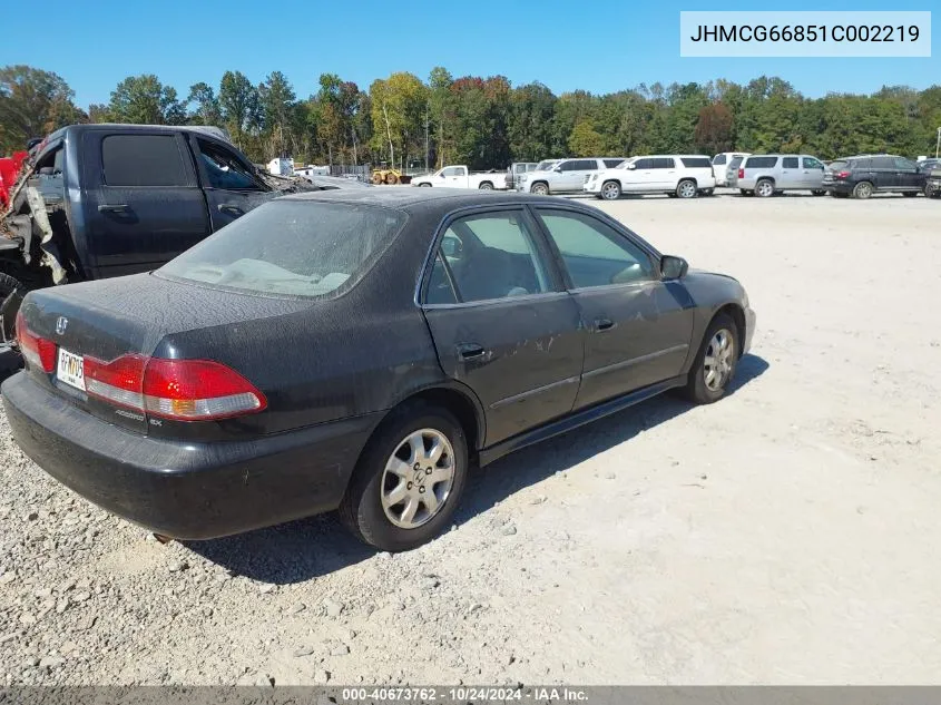 JHMCG66851C002219 2001 Honda Accord 2.3 Ex