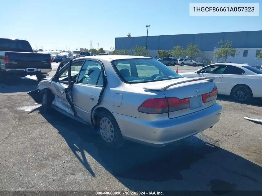 2001 Honda Accord Value Package VIN: 1HGCF86661A057323 Lot: 40680090