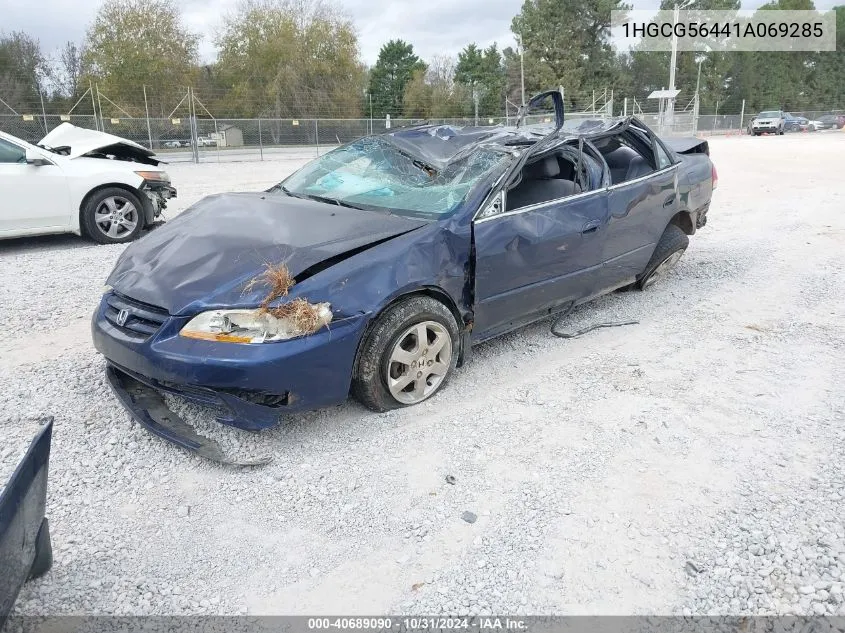 2001 Honda Accord 2.3 Lx VIN: 1HGCG56441A069285 Lot: 40689090