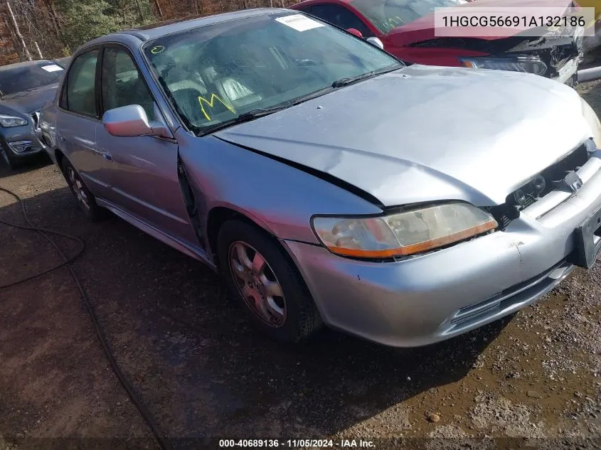 2001 Honda Accord 2.3 Ex VIN: 1HGCG56691A132186 Lot: 40689136