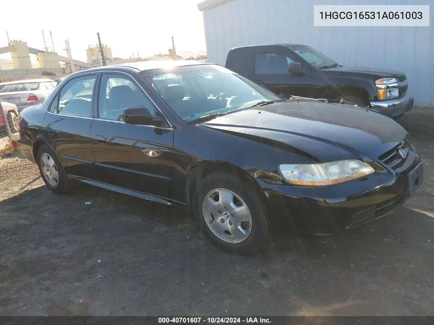 2001 Honda Accord 3.0 Ex VIN: 1HGCG16531A061003 Lot: 40701607