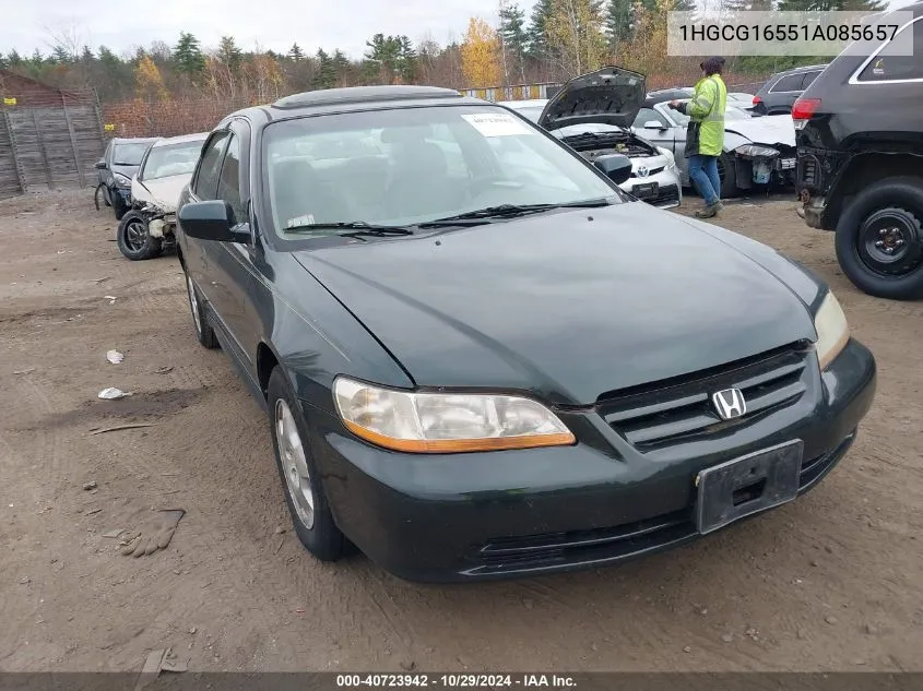 2001 Honda Accord 3.0 Ex VIN: 1HGCG16551A085657 Lot: 40723942