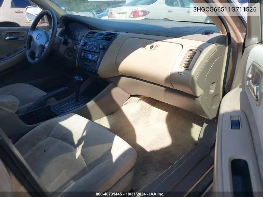 3HGCG66511G711526 2001 Honda Accord 2.3 Lx