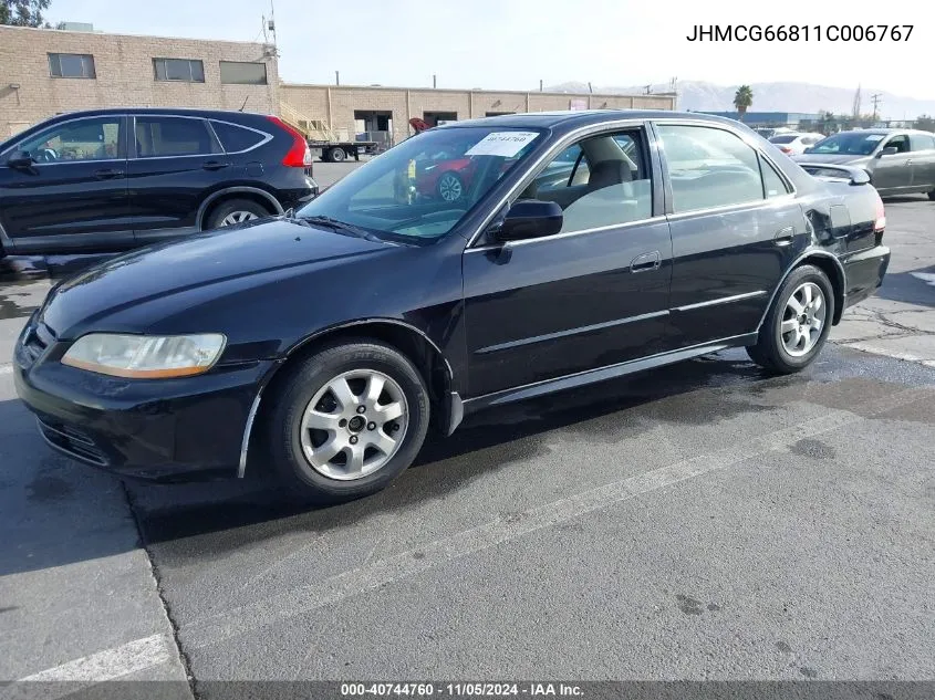 2001 Honda Accord 2.3 Ex VIN: JHMCG66811C006767 Lot: 40744760