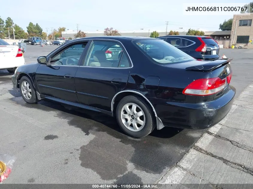 2001 Honda Accord 2.3 Ex VIN: JHMCG66811C006767 Lot: 40744760