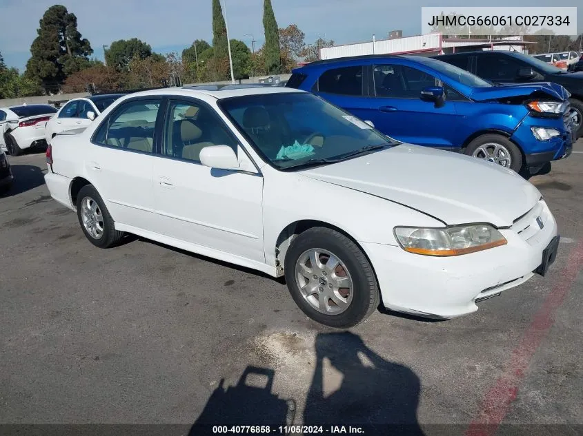 2001 Honda Accord 2.3 Ex VIN: JHMCG66061C027334 Lot: 40776858