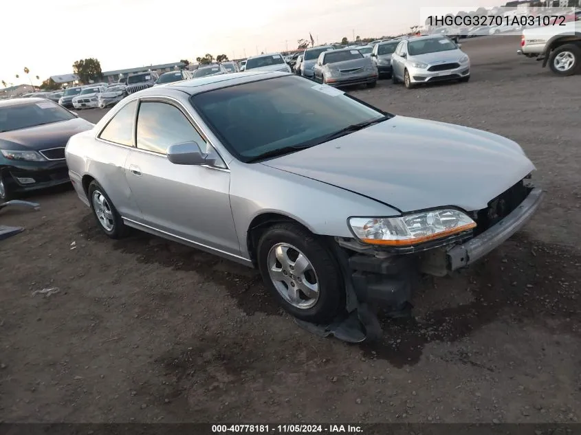 2001 Honda Accord 2.3 Ex VIN: 1HGCG32701A031072 Lot: 40778181