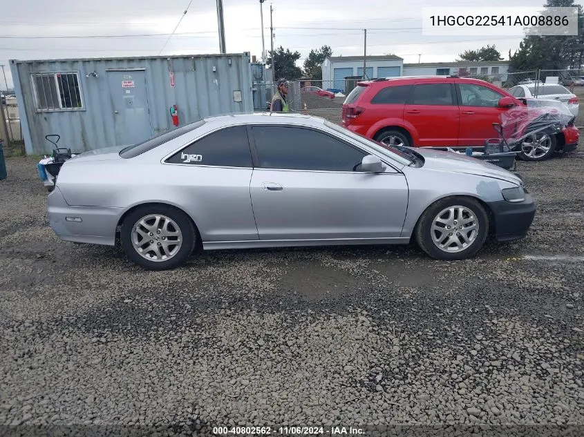 2001 Honda Accord 3.0 Ex VIN: 1HGCG22541A008886 Lot: 40802562