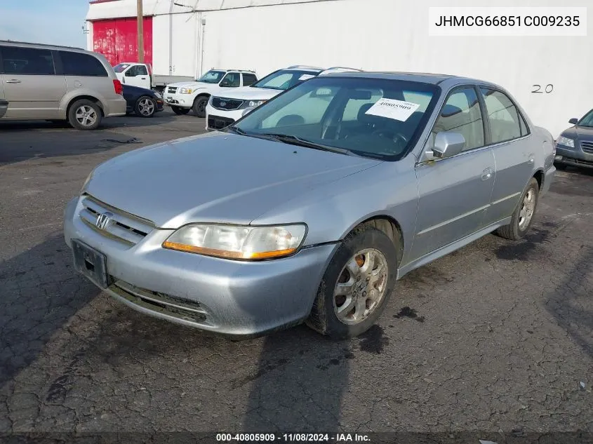 2001 Honda Accord 2.3 Ex VIN: JHMCG66851C009235 Lot: 40805909