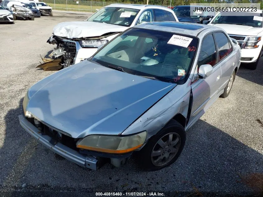 2001 Honda Accord 2.3 Ex VIN: JHMCG56661C002223 Lot: 40815460