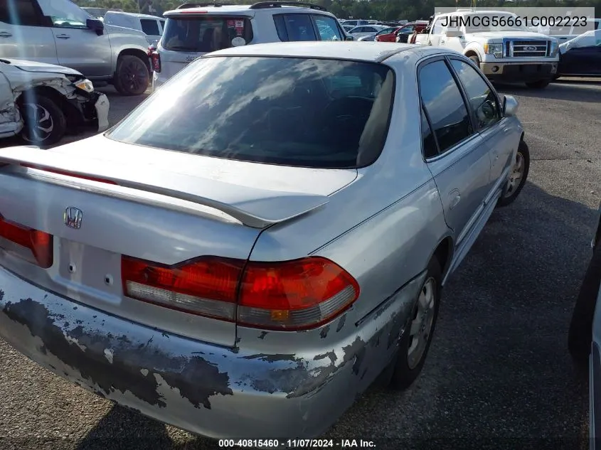 2001 Honda Accord 2.3 Ex VIN: JHMCG56661C002223 Lot: 40815460