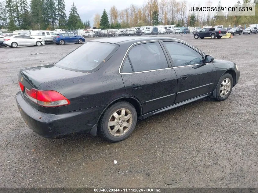 2001 Honda Accord 2.3 Ex VIN: JHMCG56691C016519 Lot: 40829344