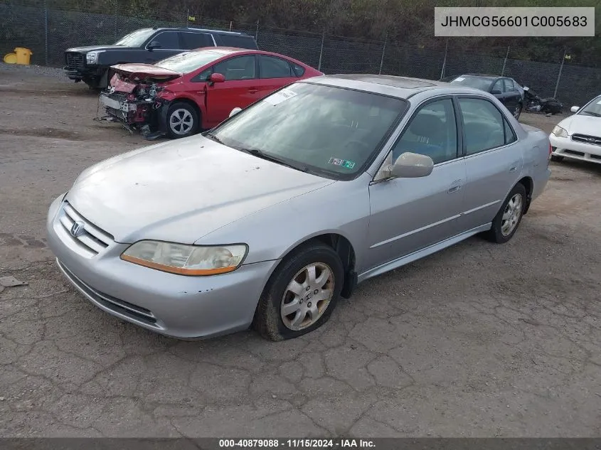 2001 Honda Accord 2.3 Ex VIN: JHMCG56601C005683 Lot: 40879088