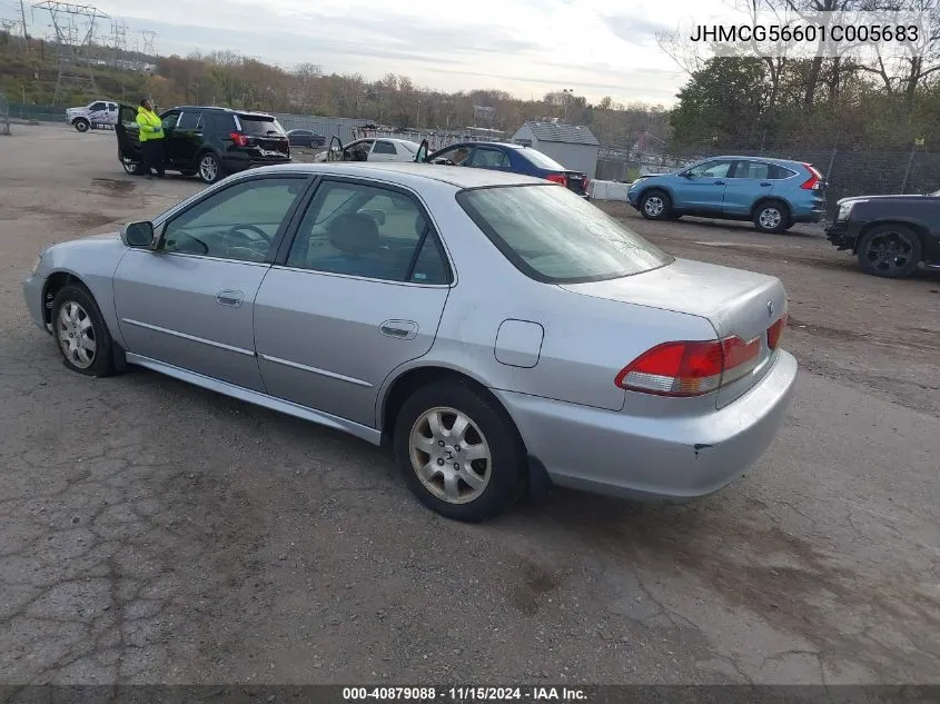 2001 Honda Accord 2.3 Ex VIN: JHMCG56601C005683 Lot: 40879088