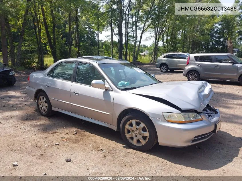 JHMCG56632C013486 2002 Honda Accord 2.3 Ex