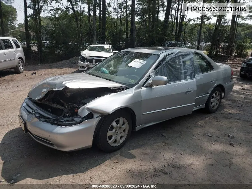 JHMCG56632C013486 2002 Honda Accord 2.3 Ex