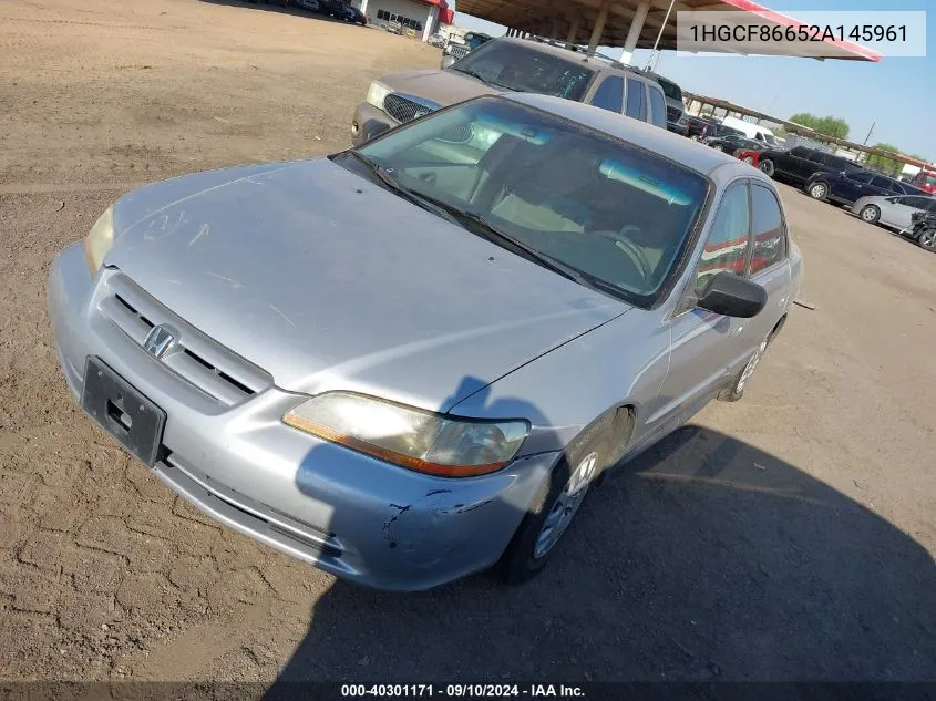 1HGCF86652A145961 2002 Honda Accord 2.3 Vp