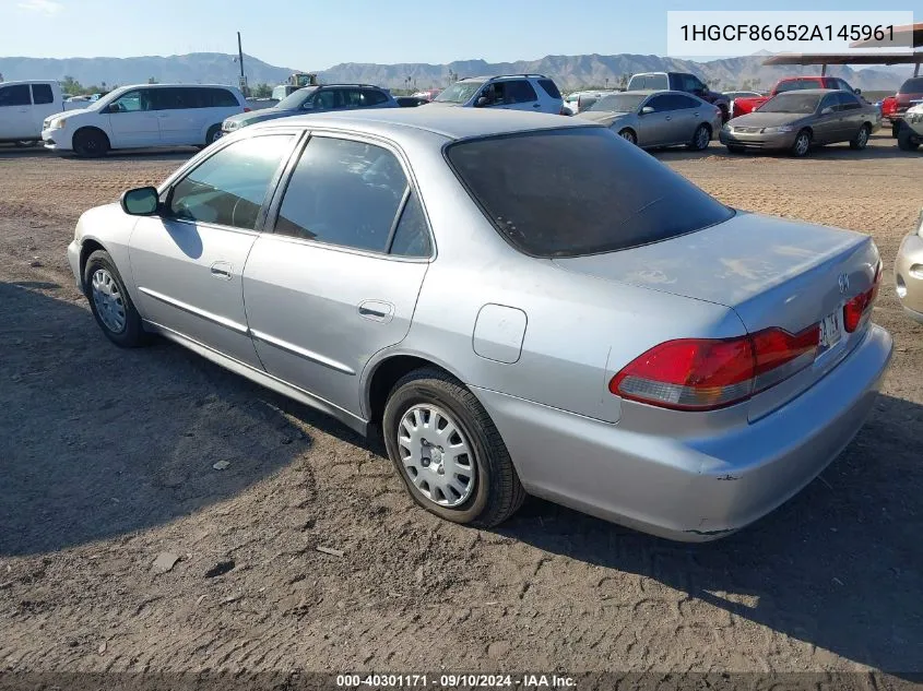 1HGCF86652A145961 2002 Honda Accord 2.3 Vp