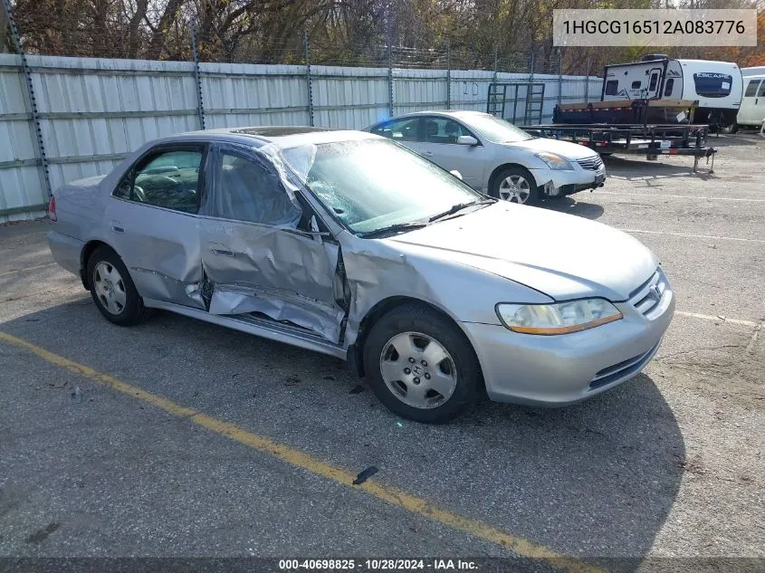 1HGCG16512A083776 2002 Honda Accord 3.0 Ex