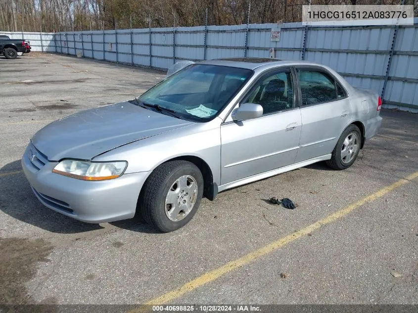 1HGCG16512A083776 2002 Honda Accord 3.0 Ex