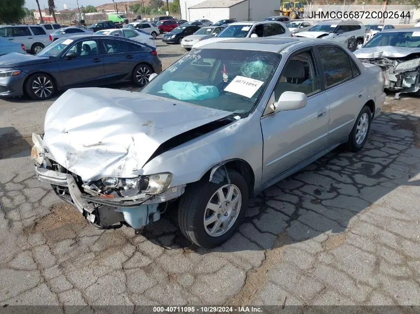 JHMCG66872C002644 2002 Honda Accord 2.3 Ex/2.3 Se