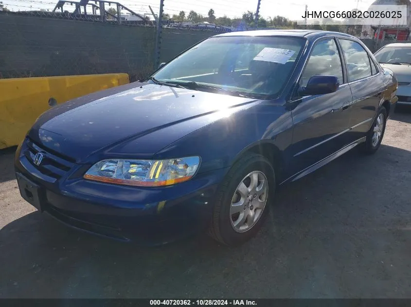 JHMCG66082C026025 2002 Honda Accord 2.3 Ex