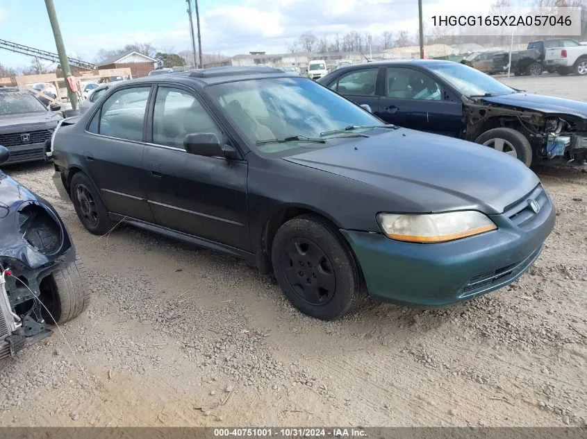 2002 Honda Accord 3.0 Ex VIN: 1HGCG165X2A057046 Lot: 40751001