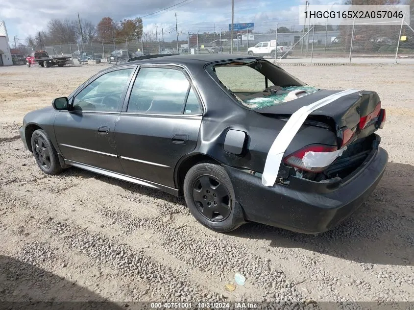 2002 Honda Accord 3.0 Ex VIN: 1HGCG165X2A057046 Lot: 40751001