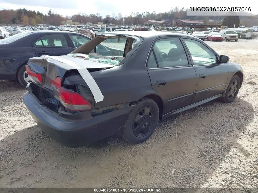 2002 Honda Accord 3.0 Ex VIN: 1HGCG165X2A057046 Lot: 40751001