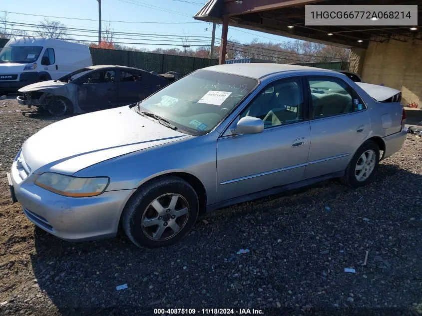 2002 Honda Accord 2.3 Lx VIN: 1HGCG66772A068214 Lot: 40875109