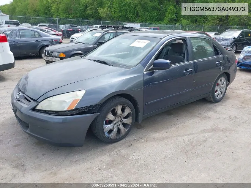 2003 Honda Accord 2.4 Lx VIN: 1HGCM56373A049373 Lot: 39259591